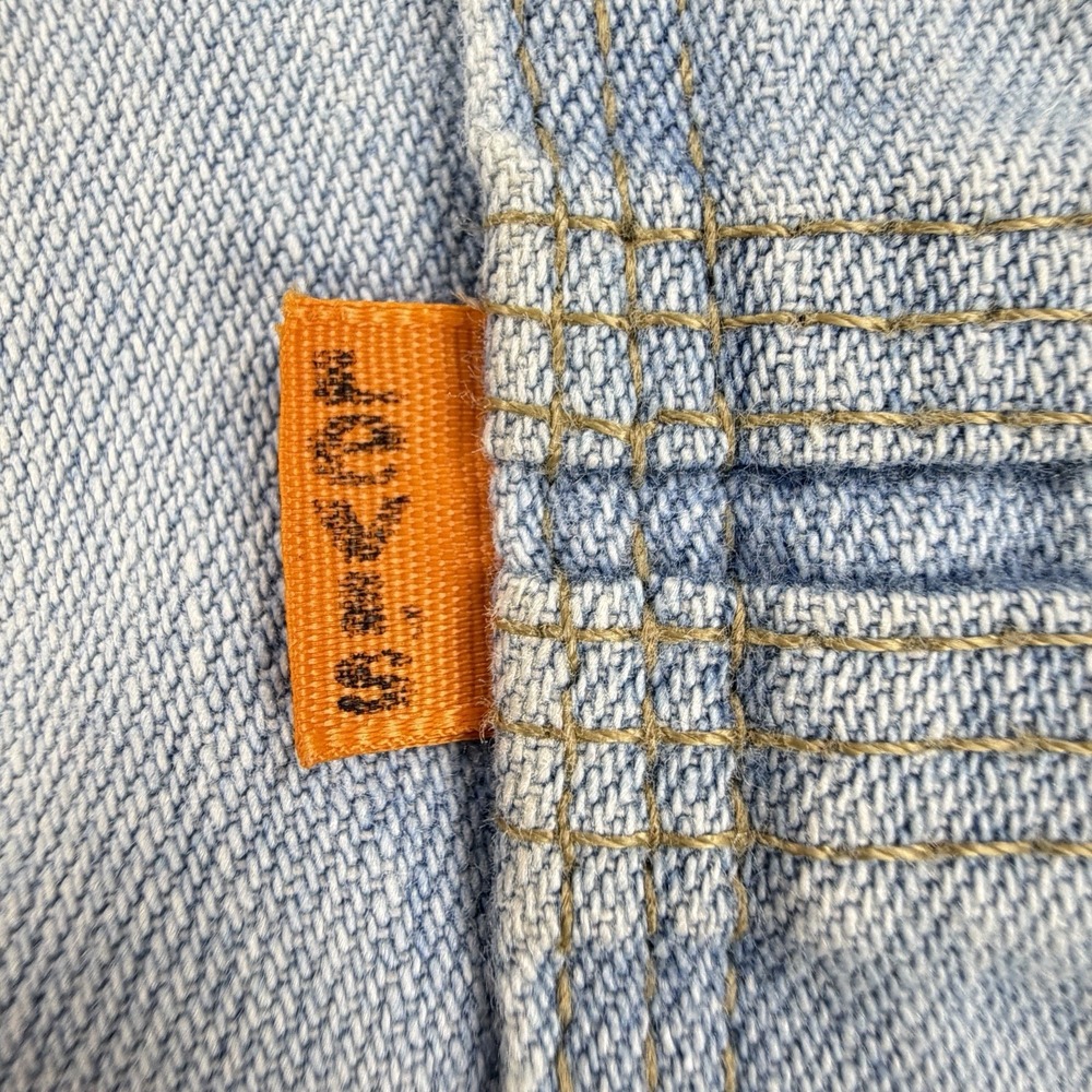 Vintage Levi's For Men Orange Tab 3906 Light Wash Jeans 70s 80s